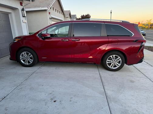 Red 2021 Toyota Sienna Platinum 7 Passenger