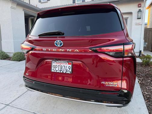 Red 2021 Toyota Sienna Platinum 7 Passenger