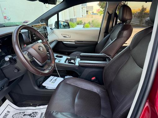 Red 2021 Toyota Sienna Platinum 7 Passenger