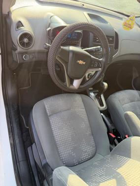 White 2015 Chevrolet Sonic LS