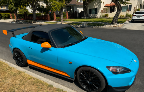 Blue 2004 Honda S2000 Base