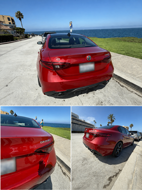 Red 2018 Alfa Romeo Giulia Ti Sport