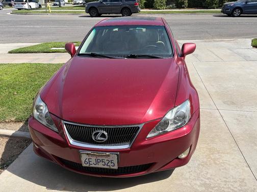 Red 2008 Lexus IS 250 Base