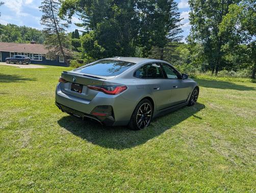 Gray 2023 BMW i4 Gran Coupe M50