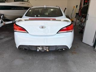 White 2010 Hyundai Genesis Coupe 2.0T Track