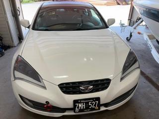 White 2010 Hyundai Genesis Coupe 2.0T Track
