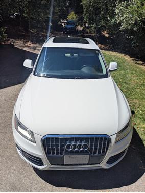 White 2015 Audi Q5 2.0T Premium