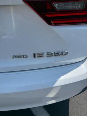 White 2015 Lexus IS 350 Base