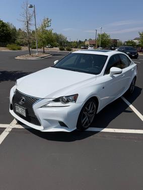 White 2015 Lexus IS 350 Base
