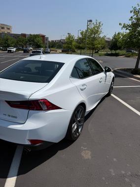 White 2015 Lexus IS 350 Base