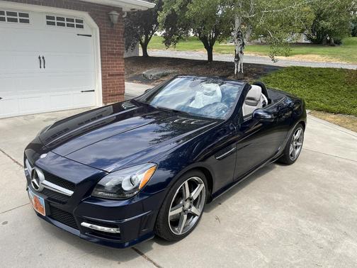 Blue 2015 Mercedes-Benz SLK-Class SLK 250