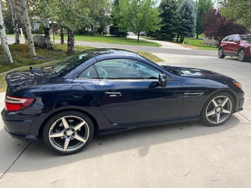 Blue 2015 Mercedes-Benz SLK-Class SLK 250
