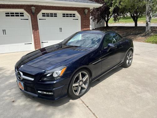 Blue 2015 Mercedes-Benz SLK-Class SLK 250