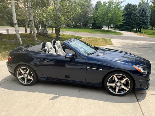 Blue 2015 Mercedes-Benz SLK-Class SLK 250