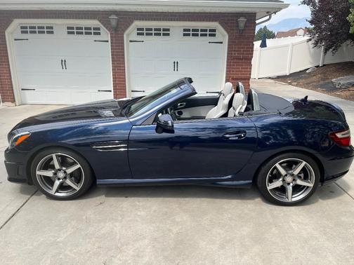 Blue 2015 Mercedes-Benz SLK-Class SLK 250