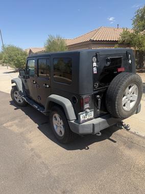 Black 2009 Jeep Wrangler Unlimited X