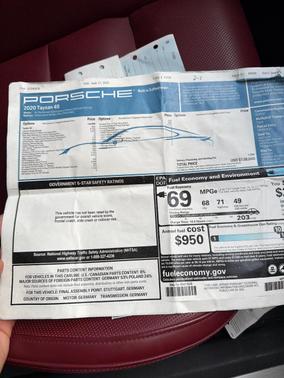 White 2020 Porsche Taycan Taycan 4S