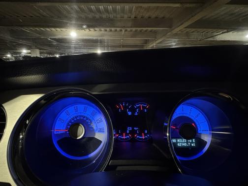 Blue 2010 Ford Mustang GT Premium