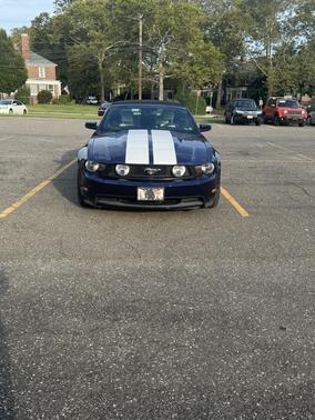Blue 2010 Ford Mustang GT Premium