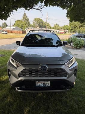 Silver 2021 Toyota RAV4 Hybrid XSE