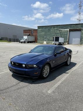 Blue 2012 Ford Mustang GT Premium