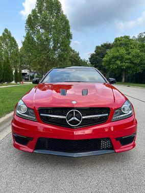 Red 2015 Mercedes-Benz C-Class C 63 AMG