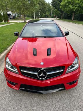 Red 2015 Mercedes-Benz C-Class C 63 AMG