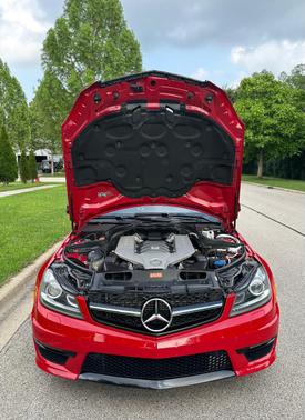 Red 2015 Mercedes-Benz C-Class C 63 AMG