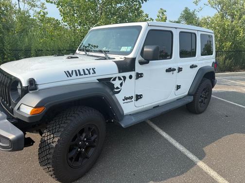 White 2021 Jeep Wrangler Unlimited Willys