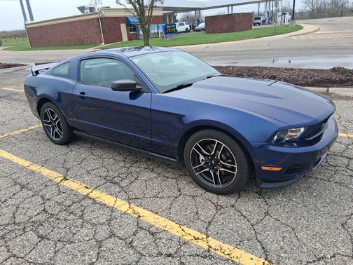 Blue 2012 Ford Mustang V6