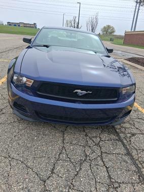 Blue 2012 Ford Mustang V6