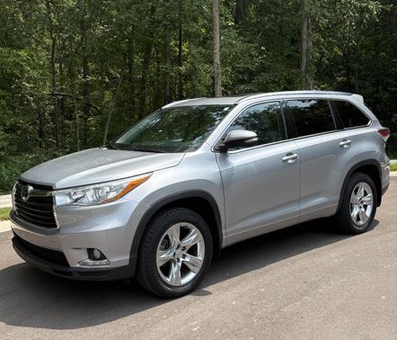 Silver 2015 Toyota Highlander Limited