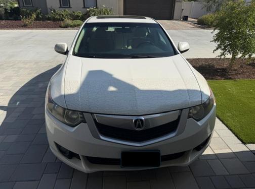 White 2010 Acura TSX Technology