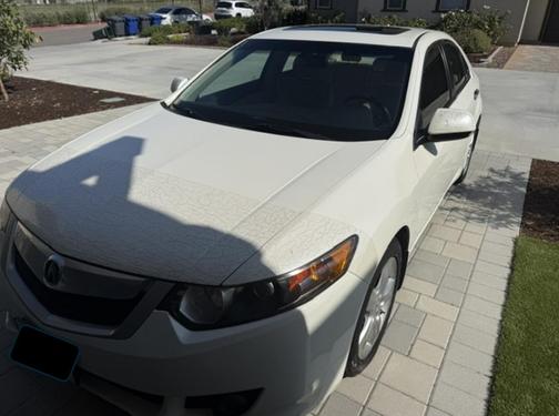 White 2010 Acura TSX Technology