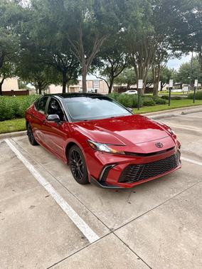 Red 2025 Toyota Camry LE