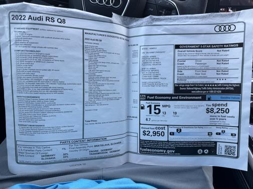 2022 Audi RS Q8 4.0T