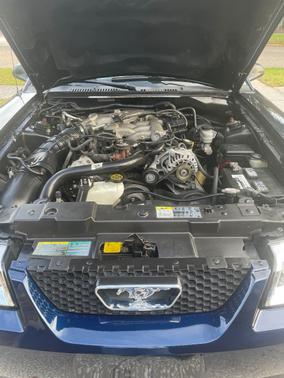 Blue 2002 Ford Mustang GT