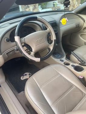 Blue 2002 Ford Mustang GT