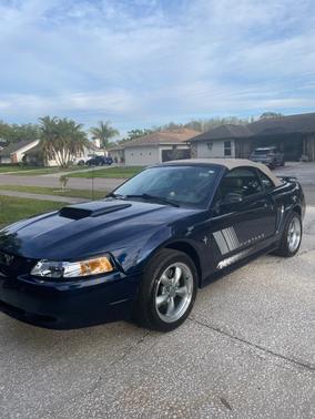 Blue 2002 Ford Mustang GT