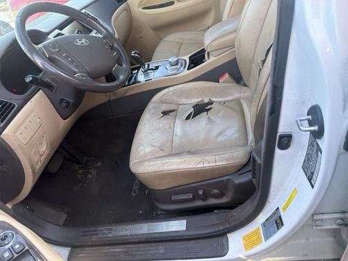 White 2010 Hyundai Genesis 3.8