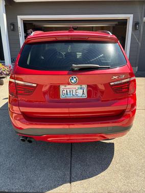 Red 2016 BMW X3 xDrive28i