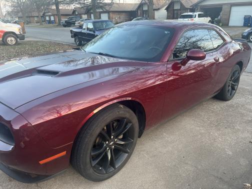 Red 2017 Dodge Challenger SXT