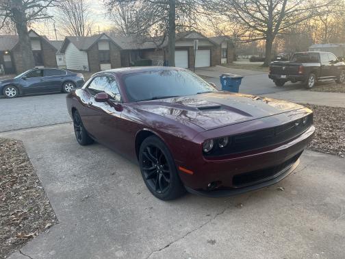 Red 2017 Dodge Challenger SXT