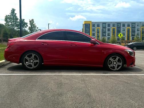 Red 2014 Mercedes-Benz CLA-Class CLA 250