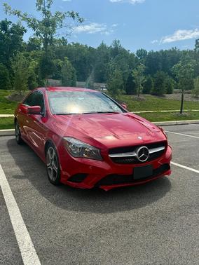 Red 2014 Mercedes-Benz CLA-Class CLA 250