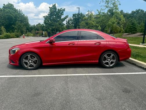 Red 2014 Mercedes-Benz CLA-Class CLA 250