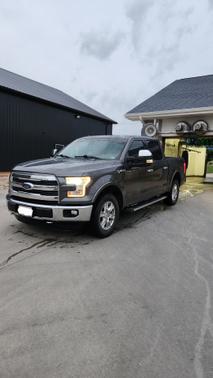 Gray 2015 Ford F-150 Lariat