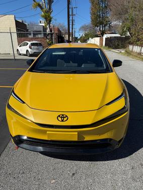 Yellow 2025 Toyota Prius Nightshade Edition