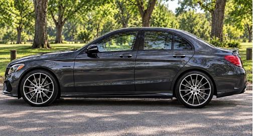 Gray 2016 Mercedes-Benz C-Class C 450 AMG 4MATIC