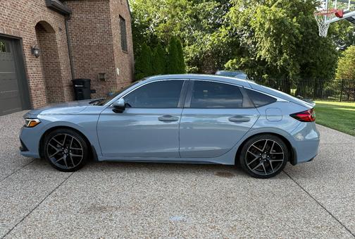 Gray 2022 Honda Civic Sport Touring